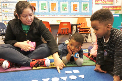 teachers and student